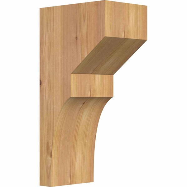 Ekena Millwork Monterey Smooth Corbel, Western Red Cedar, 5 1/2"W x 8"D x 16"H COR06X08X16MON00SWR - main